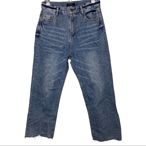ASM ANNA light wash high rise crop leg jeans size M 28 - Picture 1 of 10